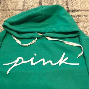Victorias Secret Pink hoodie, XL, green